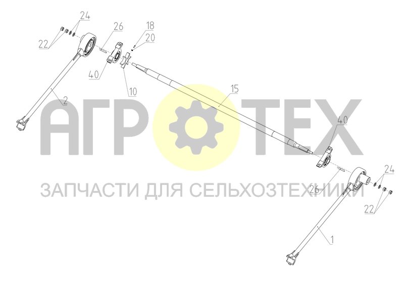 Чертеж Привод очистки (S300.11.00.010A)